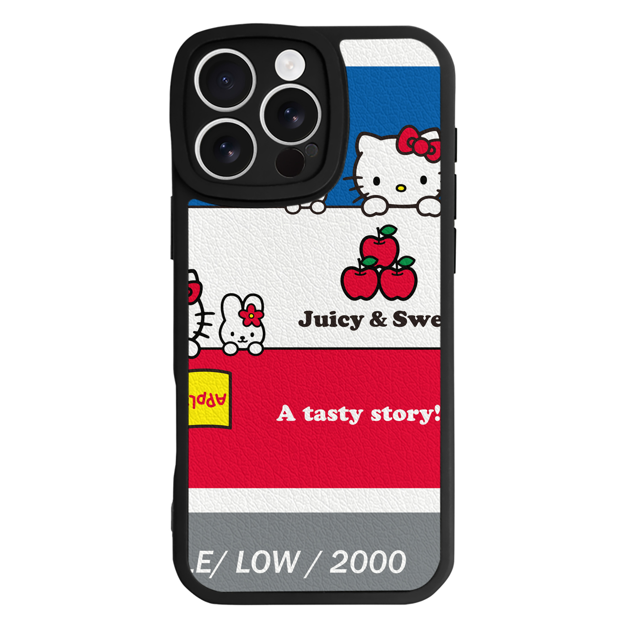 （画像用） Hello Kitty ハローキティ 【iPhone 16シリーズ対応】シリコンスマホケース（レザー調） 材質：シリコン